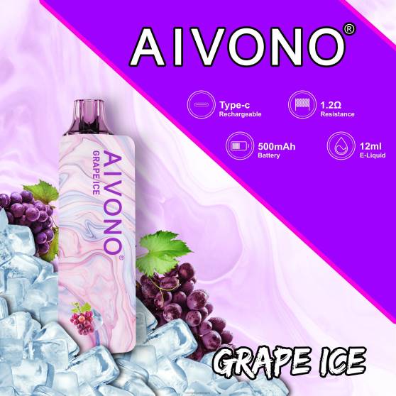 Vape Nesteet - rypäleen jäätä Aivono AIM GUN 7000 0B8L102