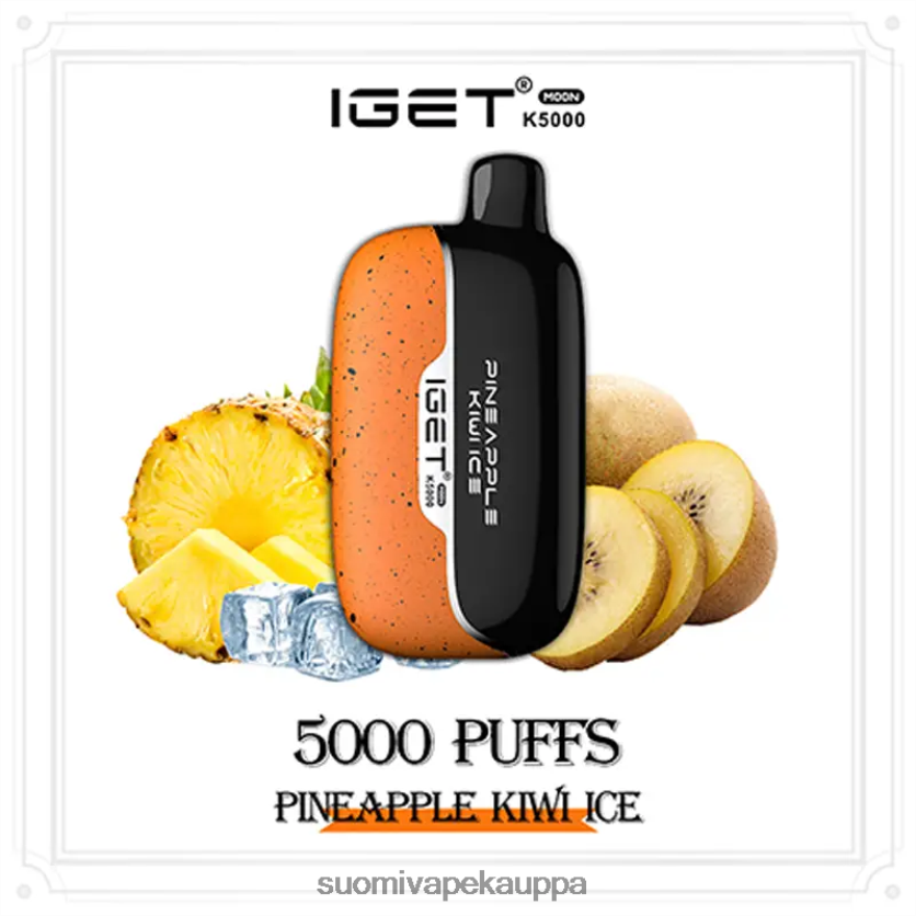 Vape Netistä - ananas kiivijäätä IGET Moon k5000 44228014