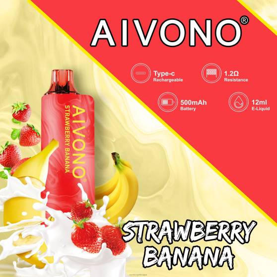 Vape Netistä - mansikka banaani Aivono AIM GUN 7000 0B8L107