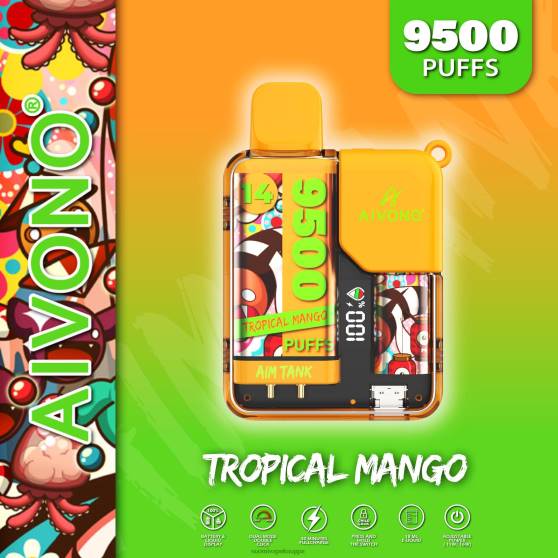 Vape Netistä - trooppinen mango Aivono AIM TANK 9500 0B8L39