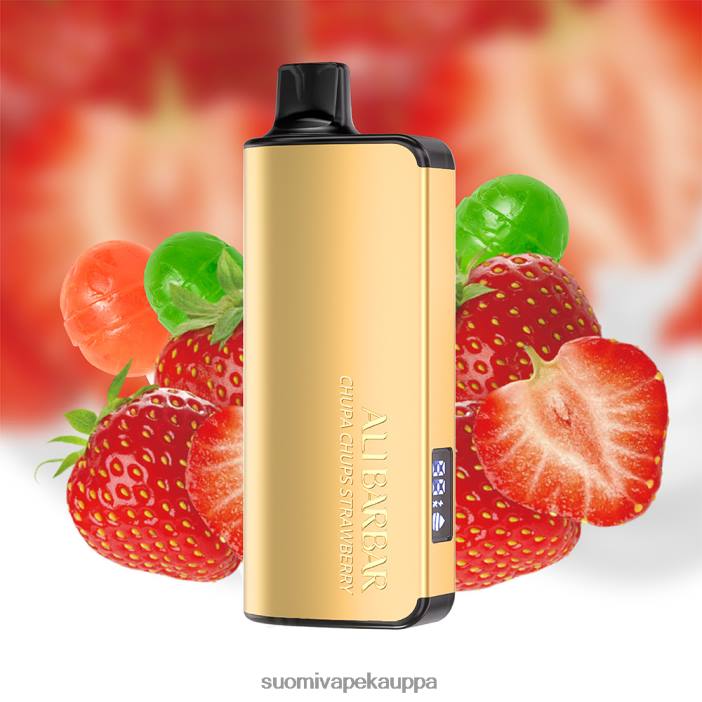 Vape Suomi - Alibarbar Ingot 9000 kertakäyttöinen vape chupa chups mansikka 4FZ617