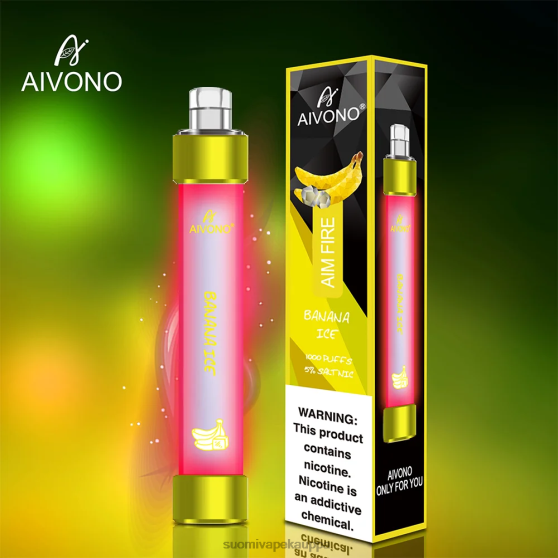 Vape Kauppa - banaani jää Aivono AIM FIRE 1000 0B8L324