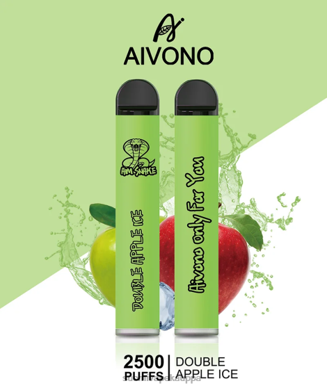 Vape Kauppa - kaksinkertainen omenajää Aivono AIM SNAKE 2500 0B8L304