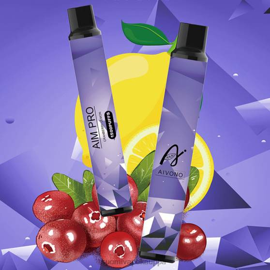 Vape Kauppa - karpalo sitruuna Aivono AIM PRO 1500 0B8L168