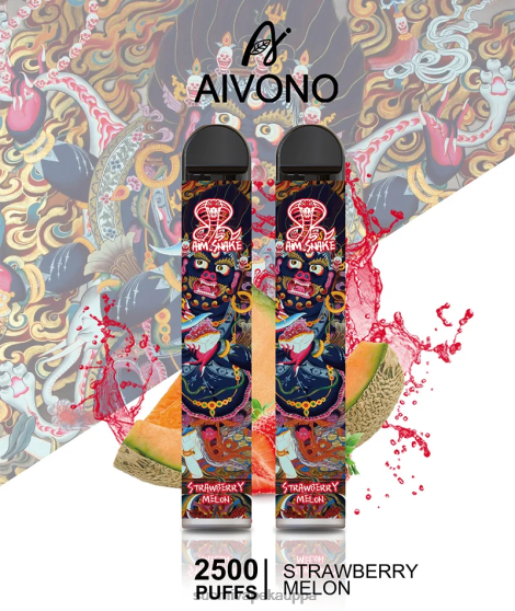 Vape Kauppa - mansikka meloni Aivono AIM SNAKE 2500 0B8L320