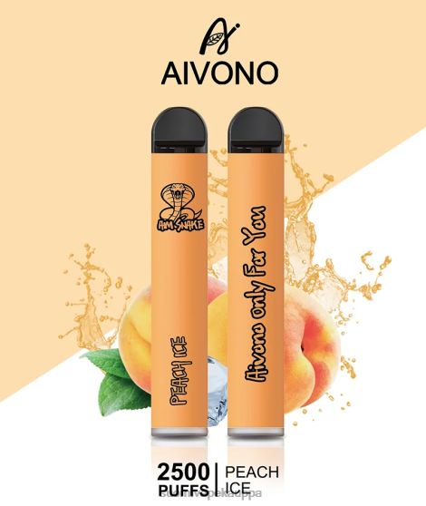 Vape Kauppa - persikkajäätä Aivono AIM SNAKE 2500 0B8L316