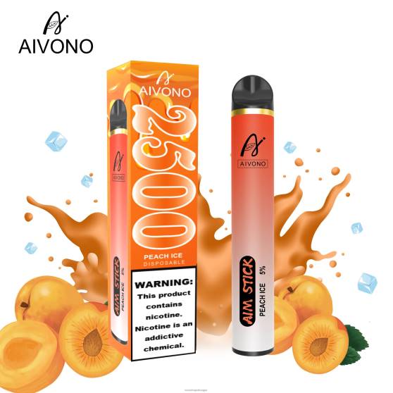 Vape Kauppa - persikkajäätä Aivono AIM STICK 2500 0B8L144