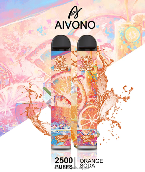 Vape Nesteet - appelsiinilimsa Aivono AIM SNAKE 2500 0B8L314