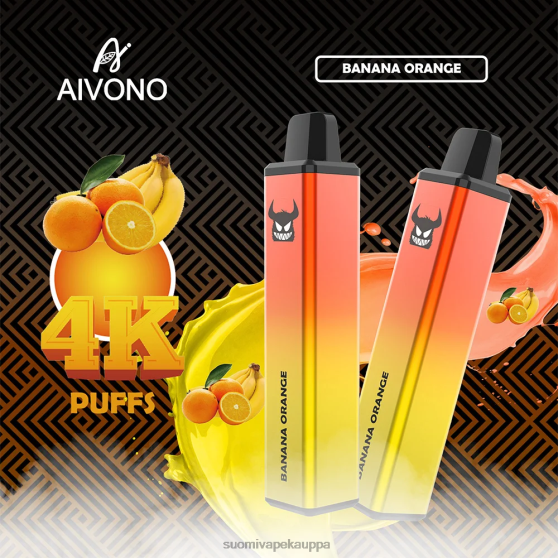 Vape Nesteet - banaani appelsiini Aivono AIM FREAK 4000 0B8L258