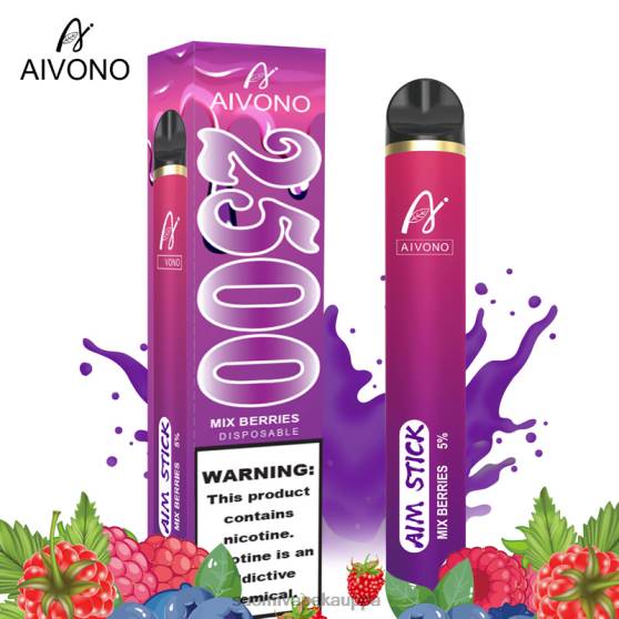 Vape Nesteet - sekoita marjoja Aivono AIM STICK 2500 0B8L158
