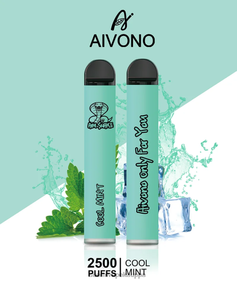 Vape Nesteet - viileä minttu Aivono AIM SNAKE 2500 0B8L302