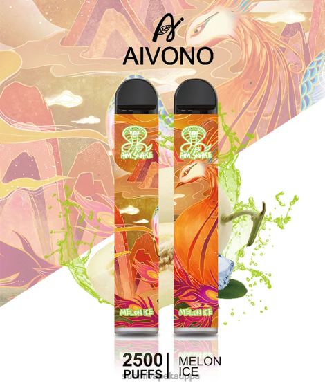 Vape Netistä - meloni jäätä Aivono AIM SNAKE 2500 0B8L311