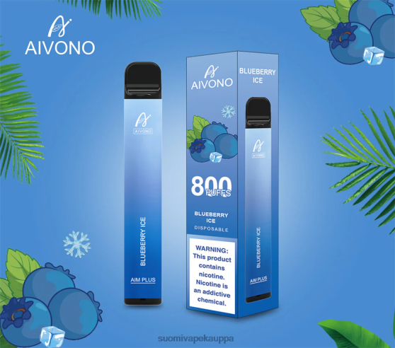 Vape Netistä - mustikka jäätä Aivono AIM PLUS 800 0B8L175