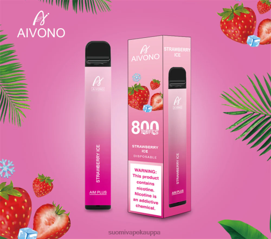 Vape Suomi - mansikka jäätä Aivono AIM PLUS 800 0B8L193