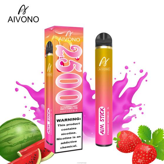 Vape Suomi - mansikka vesimeloni Aivono AIM STICK 2500 0B8L149