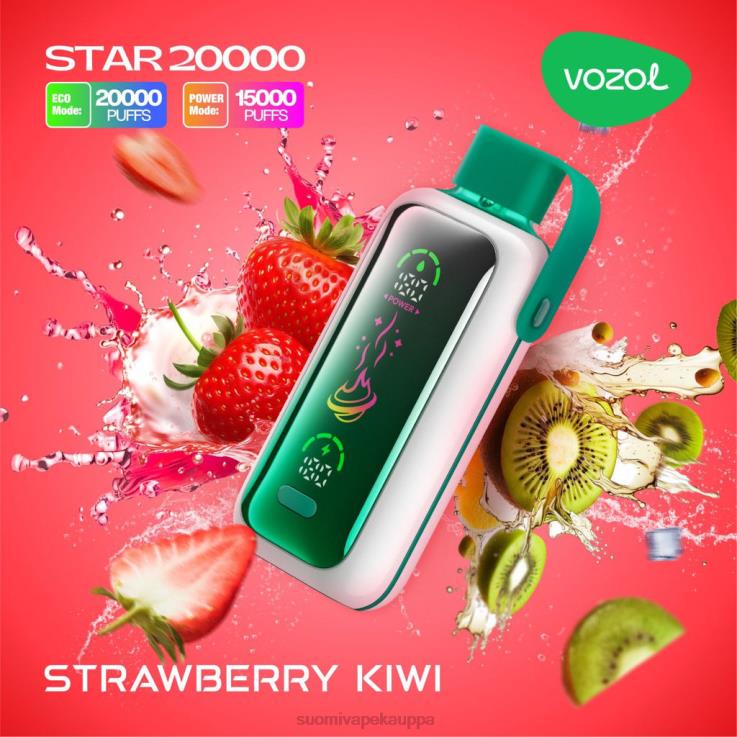 Vape Kauppa - mansikka kiivi VOZOL STAR 20 000 Z006D20