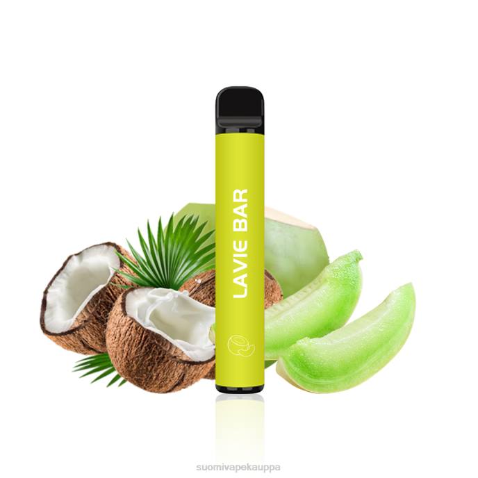 Vape Kauppa - meloni kookos 8D4V324 LAVIE BAR 2% versio 800 puffaa