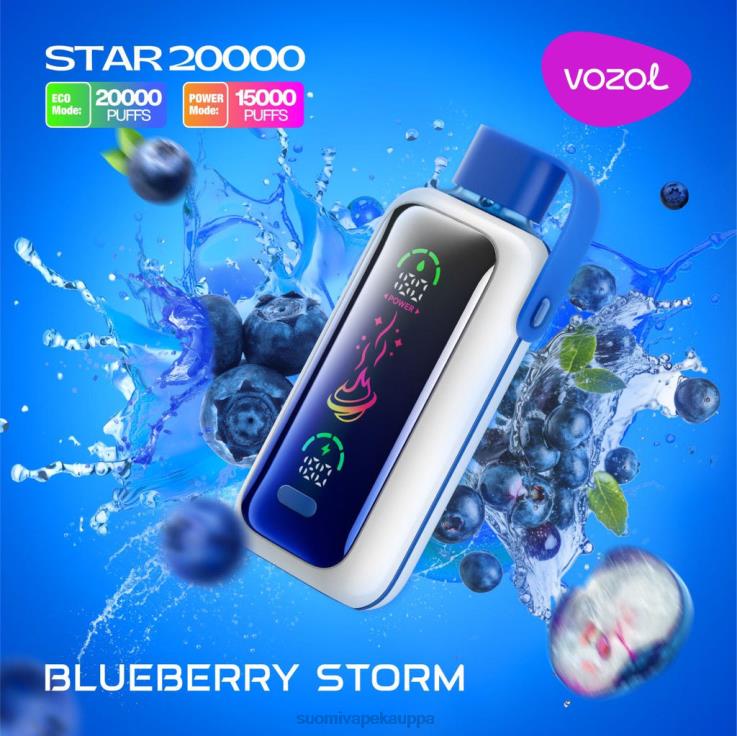 Vape Kauppa - mustikkamyrsky VOZOL STAR 20 000 Z006D5