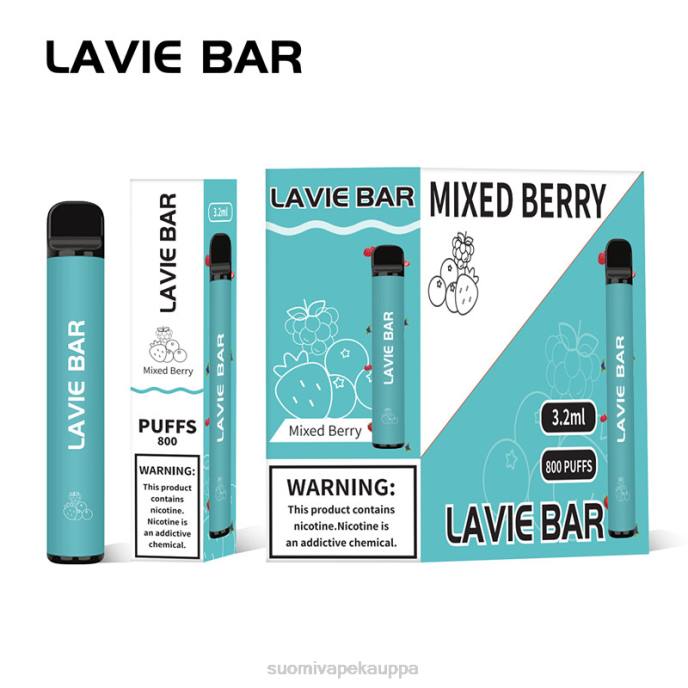 Vape Kauppa - sekoitettuja marjoja 8D4V316 LAVIE BAR 800 puhallusta