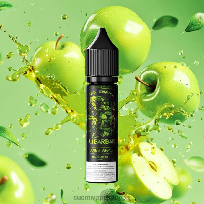 Vape Nesteet - kaksinkertainen omena 020P18 Alibarbar vesipiippu onyx telakka