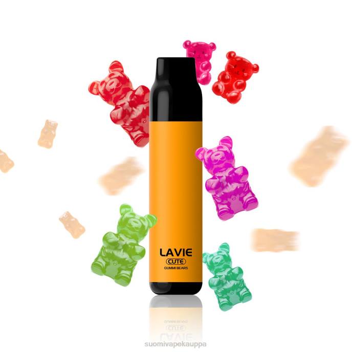 Vape Nesteet - kummikarhuja 8D4V290 LAVIE BAR 3000 suihketta