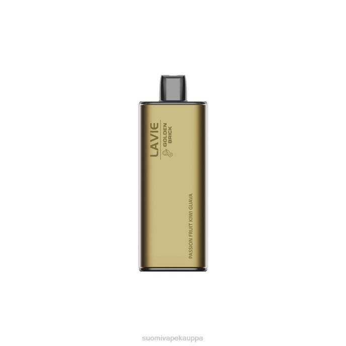 Vape Netistä - passionhedelmä kiivi guava 8D4V63 LAVIE GOLDEN BRICK 10 000 suihketta