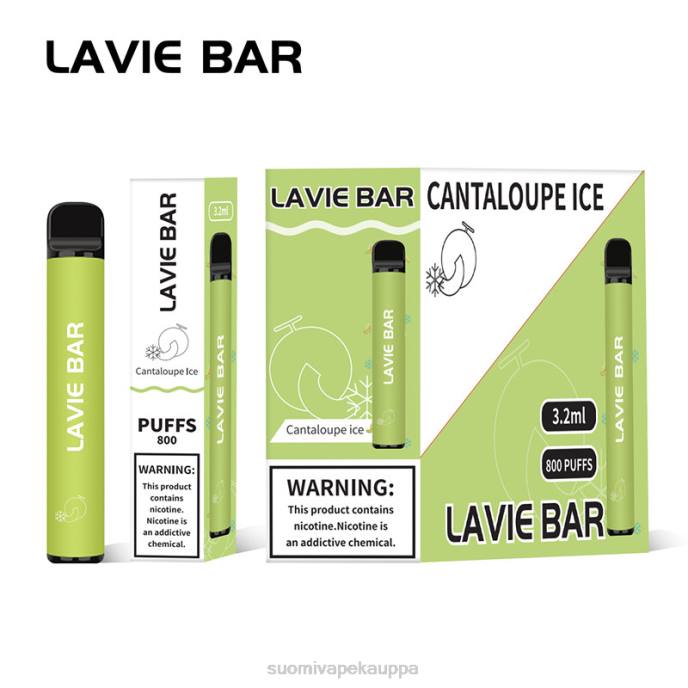 Vape Suomi - cantaloupe jäätä 8D4V317 LAVIE BAR 800 puhallusta