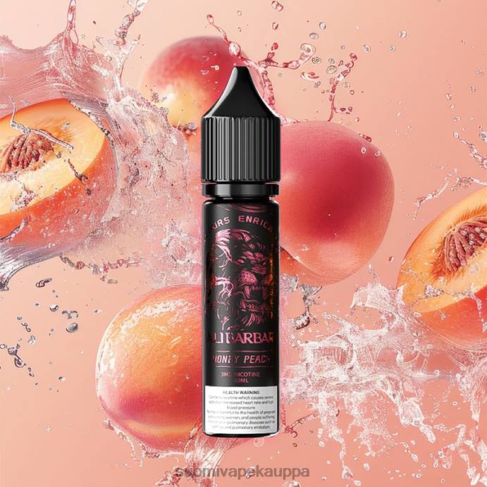 Vape Suomi - hunaja persikka 020P13 Alibarbar vesipiippu onyx telakka