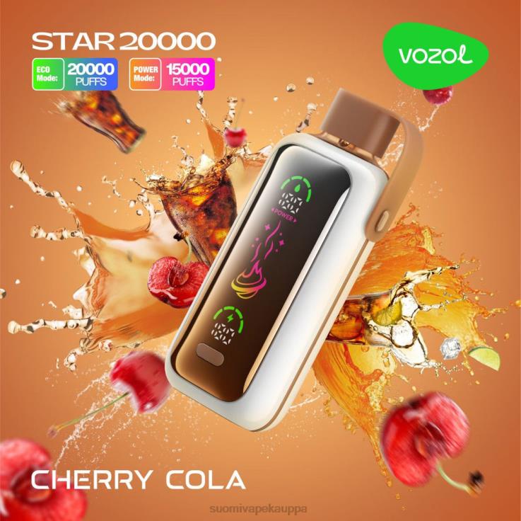 Vape Suomi - kirsikka cola VOZOL STAR 20 000 Z006D6
