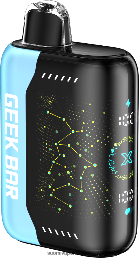 Vape Suomi - sininen razz-jää 0VVV8613 GEEK BAR pulssi x