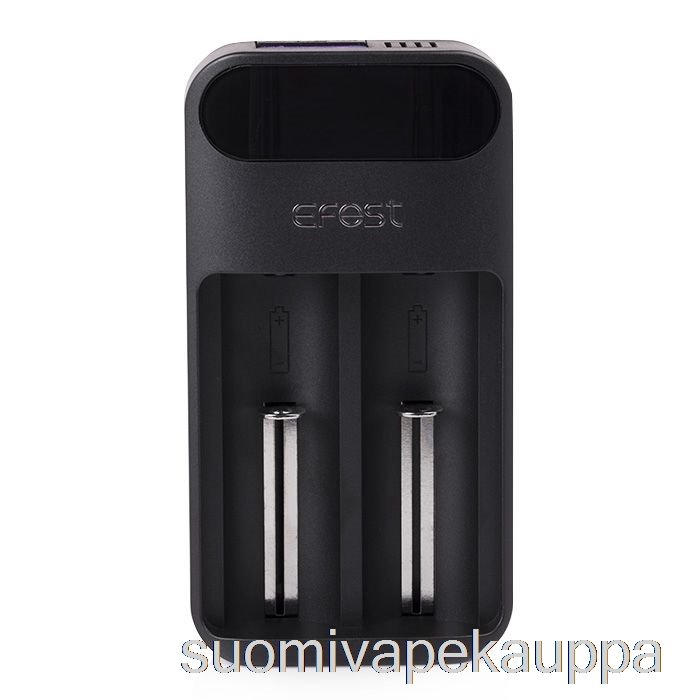 Vape Suomi Efest Lush Q2 2-paikkainen älykäs Led-akkulaturi