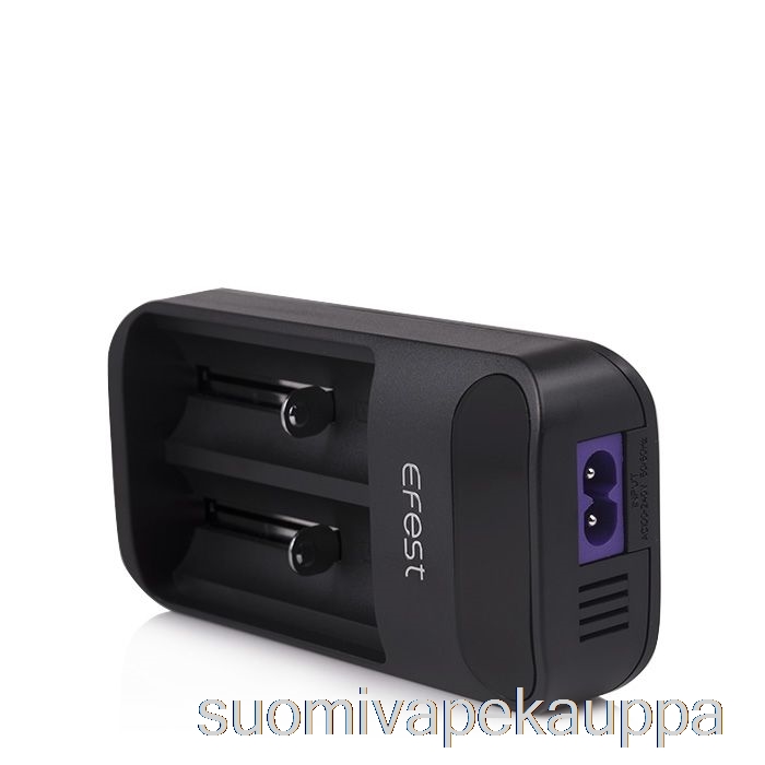 Vape Suomi Efest Lush Q2 2-paikkainen älykäs Led-akkulaturi