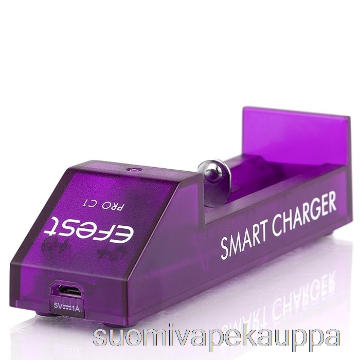 Vape Kauppa Efest Pro C1 1-paikkainen älykäs Akkulaturi