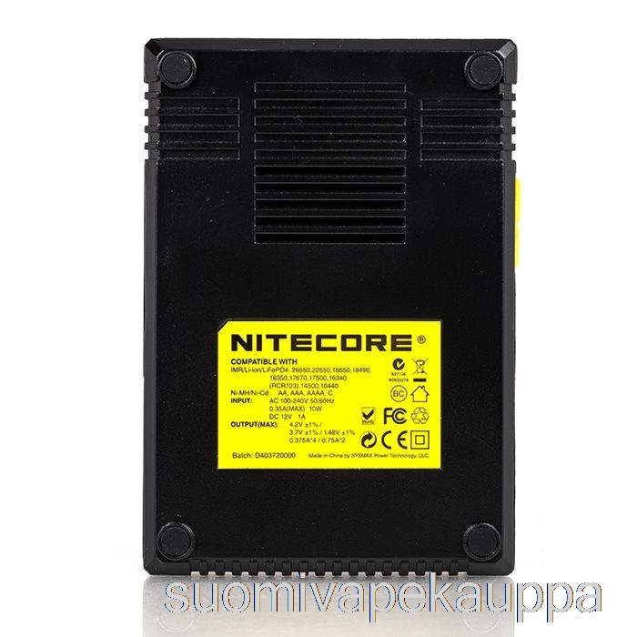 Vape Nesteet Nitecore D4 Akkulaturi (4-paikkainen)