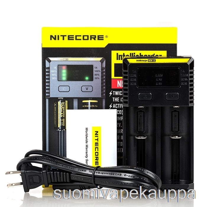 Vape Suomi Nitecore I2 Akkulaturi (2-paikkainen)