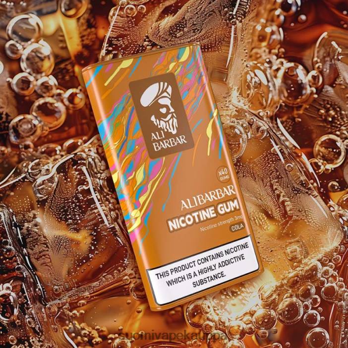 Vape Netistä - Alibarbar nikotiinipurukumi cola 4FZ699