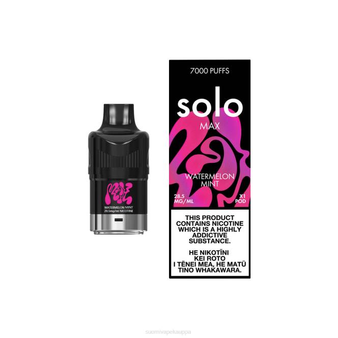 Vape Nesteet - Solo MAX pod X4V486 vesimeloni minttu