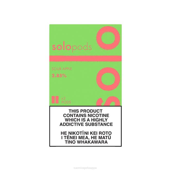Vape Nesteet - Solo vaihtokotelo 2 kpl X4V458 hapan omena
