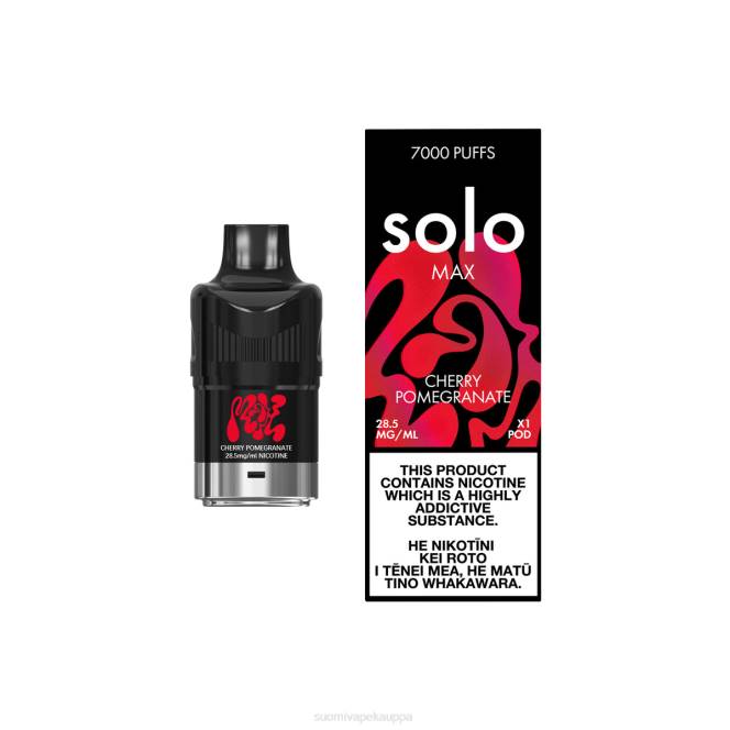 Vape Netistä - Solo MAX pod X4V483 kirsikka granaattiomena