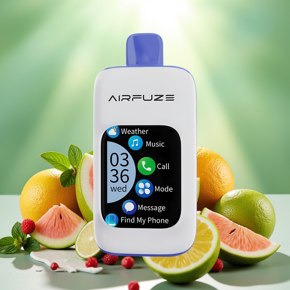 AirFuze Smart 30000 Tupakka Miami Mint - 5% Nikotiinia, 900mAh, Type-C