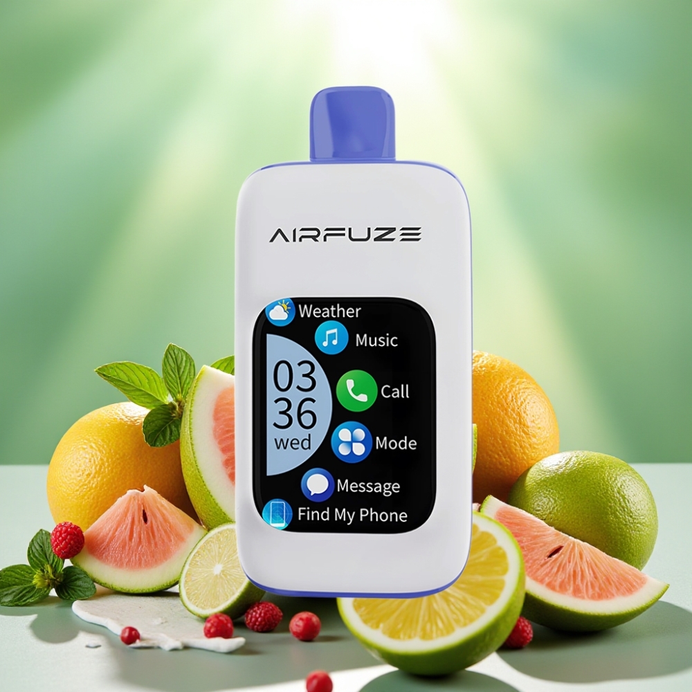 Airfuze Smart Pro 40000 Puffs Miami Mint - 20ml - 900mAh Ladattava Akku - Kolme Tilan Vaihtoehtoa