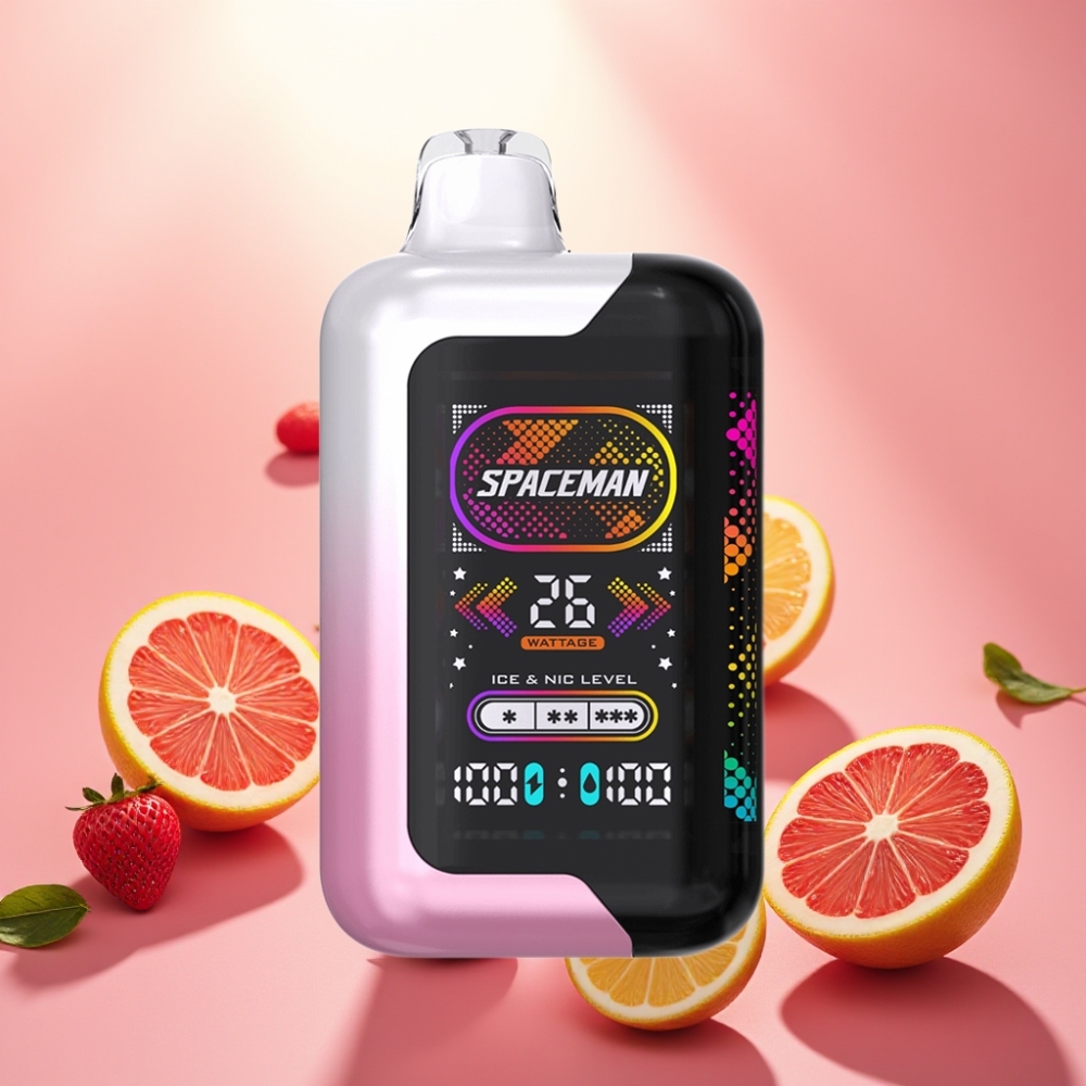 Spaceman SP40000 Zero Nic - 40000 tupaa, 0% nikotiinia, 20ml, 1000mAh, Pink Lemonade
